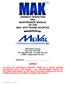 OWNER S OPERATION AND MAINTENANCE MANUAL OF THE MAK SPUTTERING SOURCES