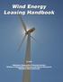 Wind Energy Leasing Handbook