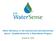 Water Efficiency in the Commercial and Institutional Sector: Considerations for a WaterSense Program