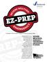 EZ-PREP SEVERE WEATHER: A program of the Insurance Institute for Business & Home Safety EMERGENCY PREPAREDNESS AND RESPONSE PLANNING