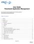 User Guide Timesheets Application Management