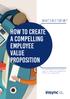 How to create a compelling Employee Value Proposition