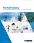 2017 PURE WATER RESIDENTIAL CATALOG. Product Catalog Watts Pure Water Residential Filtration and Treatment Products. pure water. Watts.