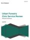 Urban Forestry Civic Service Review