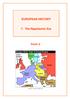 EUROPEAN HISTORY. 7. The Napoleonic Era. Form 3