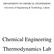 DEPARTMENT OF CHEMICAL ENGINEERING University of Engineering & Technology, Lahore. Chemical Engineering Thermodynamics Lab