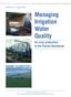 Managing Irrigation Water Quality