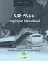 ADvantage Program CD-PASS. Employee Handbook. Consumer-Directed Personal Assistance Services and Supports