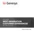 NEXT-GENERATION CUSTOMER EXPERIENCES IN THE CLOUD