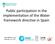 Public participation in the implementation of the Water framework directive in Spain. Alba Ballester Ciuró February, 19, 2015