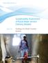 Sustainability Assessment of Rural Water Service Delivery Models