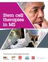 Stem cell therapies in MS