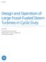 Design and Operation of Large Fossil-Fueled Steam Turbines in Cyclic Duty