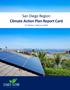 San Diego Region Climate Action Plan Report Card