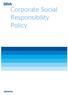 Corporate Social Responsibility Policy