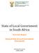Overview Report National State of Local Government Assessments