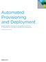 Automated Provisioning and Deployment