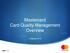 Mastercard Card Quality Management Overview. February 2018