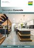 BORAL CONCRETE Build something great. Decorative Concrete SELECTION GUIDE SOUTH EAST QUEENSLAND 2018