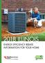 2018 ILLINOIS ENERGY EFFICIENCY REBATE INFORMATION FOR YOUR HOME