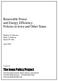 Renewable Power and Energy Efficiency: Policies in Iowa and Other States