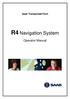 Saab TransponderTech. R4 Navigation System. Operator Manual