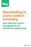 Succeeding in a low carbon economy. How effective carbon management can benefit the supply chain