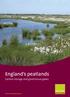 England s peatlands. Carbon storage and greenhouse gases