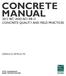 Manual. Concrete Quality and Field Practices. Gerald B. Neville, P.E. Online Bonus Features Included