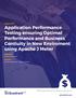 Application Performance Testing ensuring Optimal Performance and Business Contiuity in New Enviroment using Apache J Meter