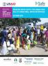 DRINKING WATER SUPPLY FOR URBAN POOR: ROLE OF URBAN SMALL WATER ENTERPRISES OCTOBER 2016 URBAN SMALL WATER ENTERPRISES FOR SMARTER CITIES