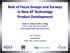 Role of Focus Groups and Surveys in New AT Technology Product Development