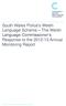 South Wales Police's Welsh Language Scheme The Welsh Language Commissioner s Response to the Annual Monitoring Report