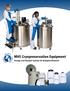 MVE Cryopreservation Equipment. Storage and Transport Systems for Biological Materials