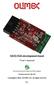 MOD-WiFi development board. User's manual. All boards produced by Olimex are ROHS compliant. Document revision B, May 2014