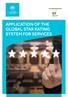 APPLICATION OF THE GLOBAL STAR RATING SYSTEM FOR SERVICES. In Collaboration with