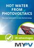 HOT WATER FROM PHOTOVOLTAICS