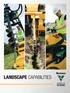 TABLE OF CONTENTS POWER YOUR LANDSCAPING JOBS