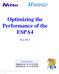 Optimizing the Performance of the ESPA4