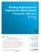 Building Organizational Capacity for Social Justice: Framework, Approach & Tools 2009