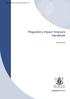 Regulatory Impact Analysis Handbook