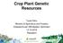 Crop Plant Genetic Resources