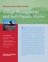 Tillage Management and Soil Organic Matter