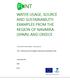 WATER USAGE, SOURCE AND SUSTAINABILITY: EXAMPLES FROM THE REGION OF NAVARRA (SPAIN) AND GREECE