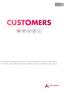 CUSTOMERS. Customer Centricity. Products and services