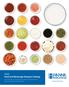 2015 Food and Beverage Analysis Catalog. Instrumentation for Food Processing, Beverage Manufacturing, Commercial Kitchens and Food Service