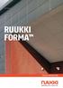 RUUKKI FORMA DESIGN INSTRUCTION