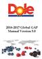 Global GAP Manual Version 5.0