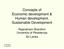 Concepts of Economic development & Human development. Sustainable Development. Rajaratnam Shanthini University of Peradeniya Sri Lanka