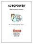 AUTOPOWER. Order Entry How-To Workbook. We Are Giving You All the Answers!